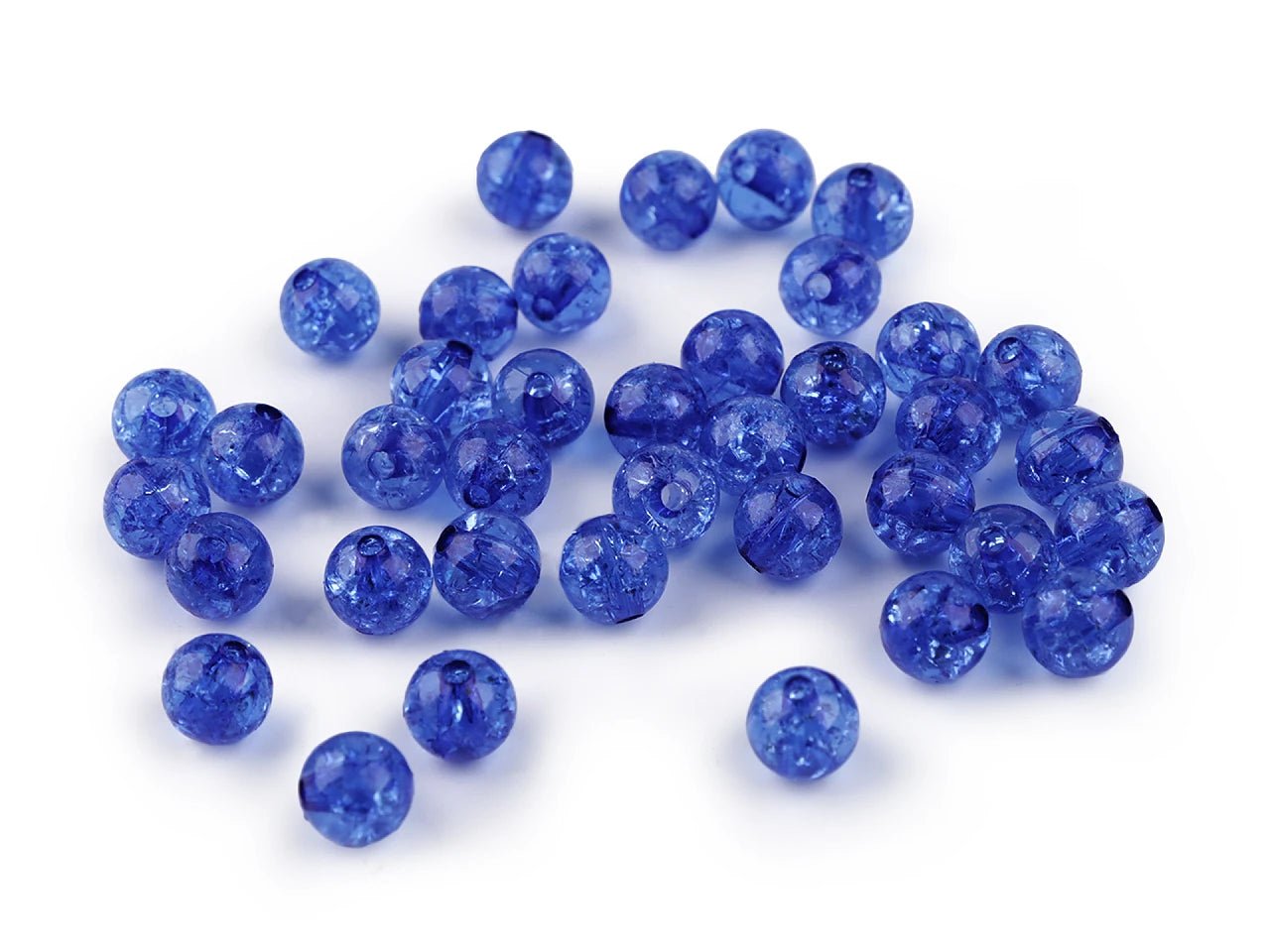 Plastmasas pērlītes Ø8 mm 30 g| dažādu toņu