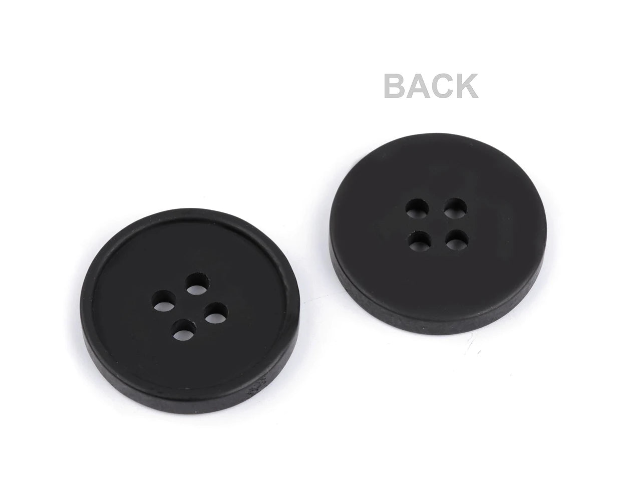 Plastmasas pogas 22 mm| tumši tumšī brūna