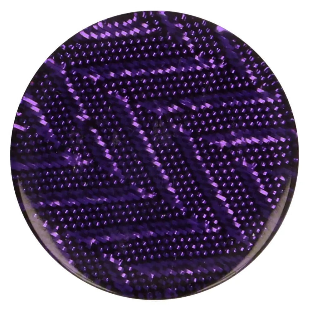 Plastmasas pogas 25 mm - violetas zigzaga motīva