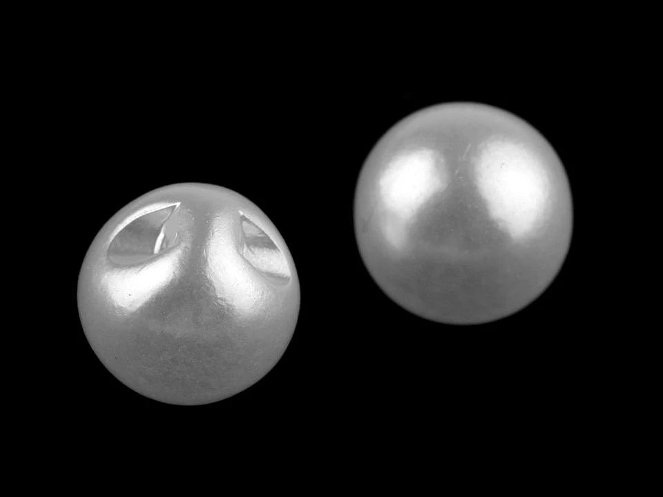 Poga pērlīte 9 mm| balta vai silti balta