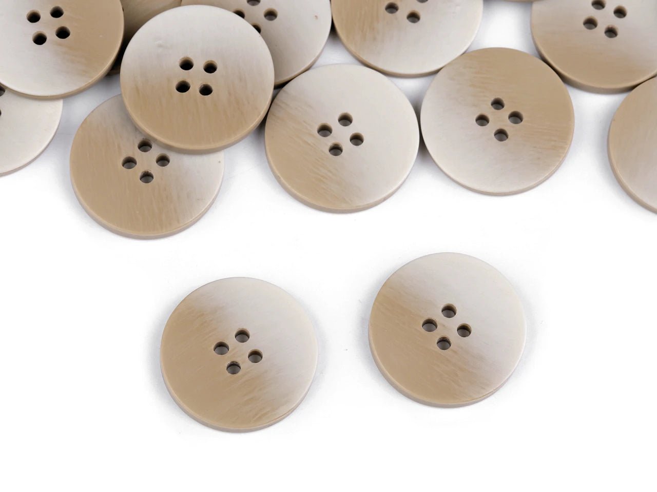 Pilt ombre-efektiga nuppudest, elegantne värviüleminekuga disain, Ø 21 mm–28 mm – saadaval Šarlotes audumi