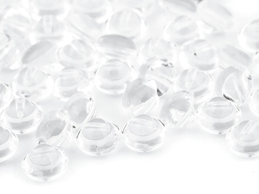 Attēls ar Pogas uz kājiņas 10 mm - caurspīdīga – pieejams Šarlotes audumi