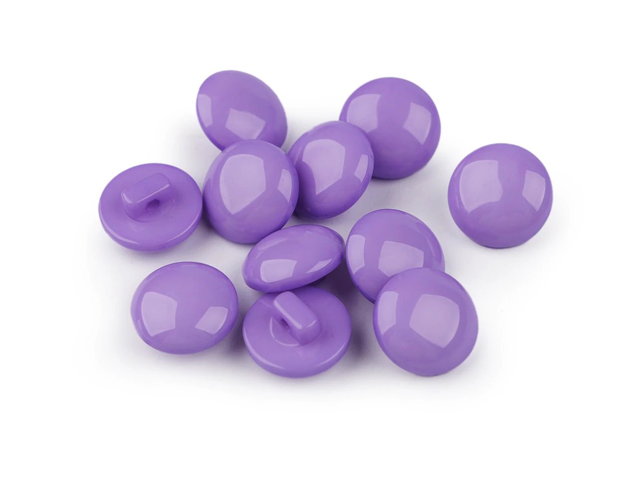 Pogas uz kājiņas 12.5 mm - lillā