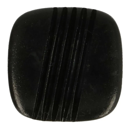 Pogas uz kājiņas 9.4 mm - melna