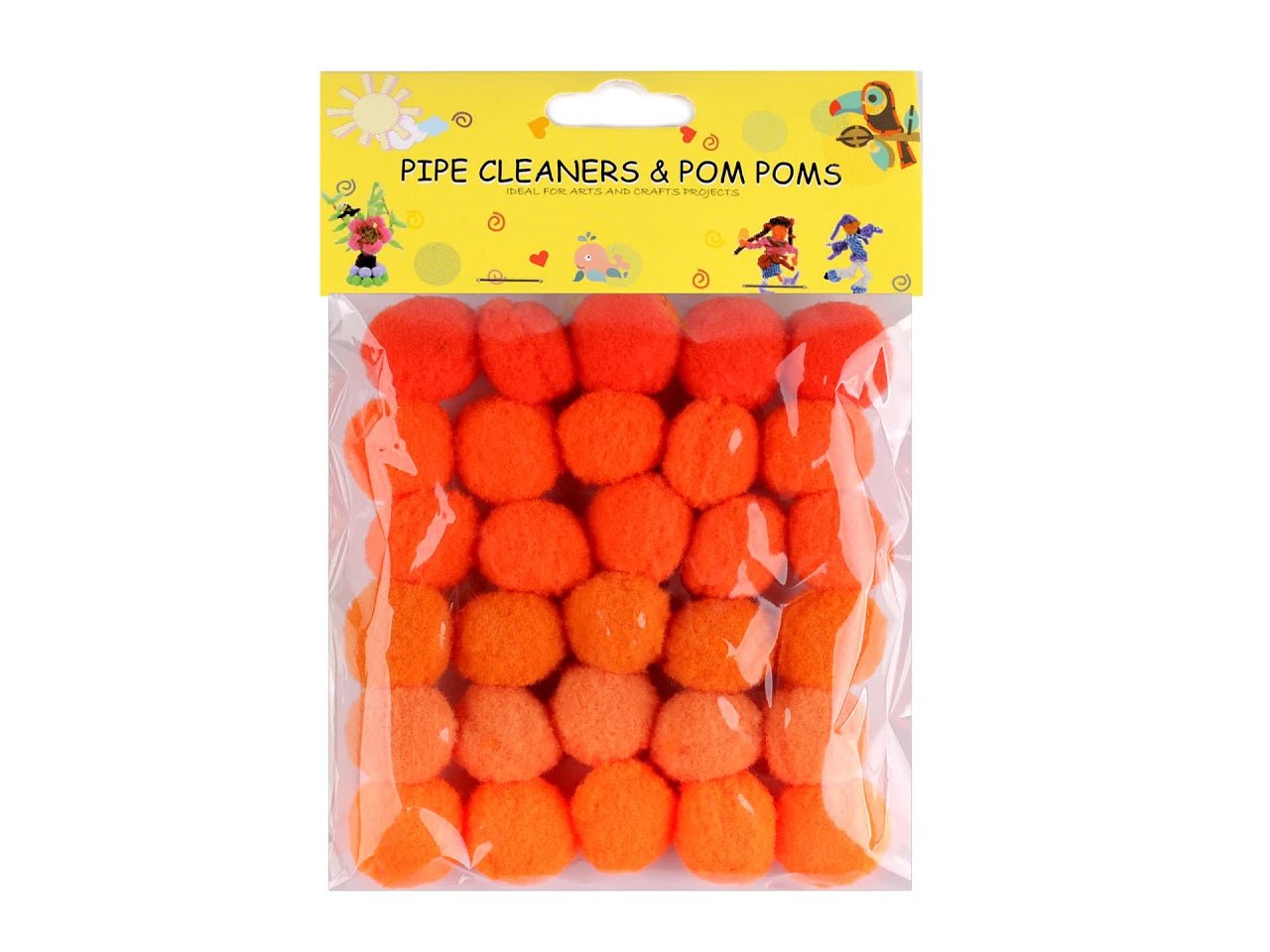 Pomponu komplekts Ø20 mm | 30 gab. | dažādu krāsu varianti