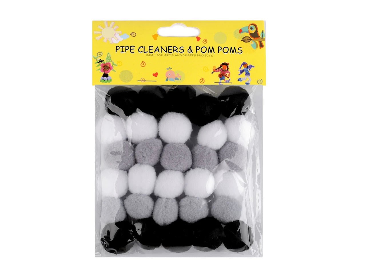 Pomponu komplekts Ø20 mm | 30 gab. | dažādu krāsu varianti