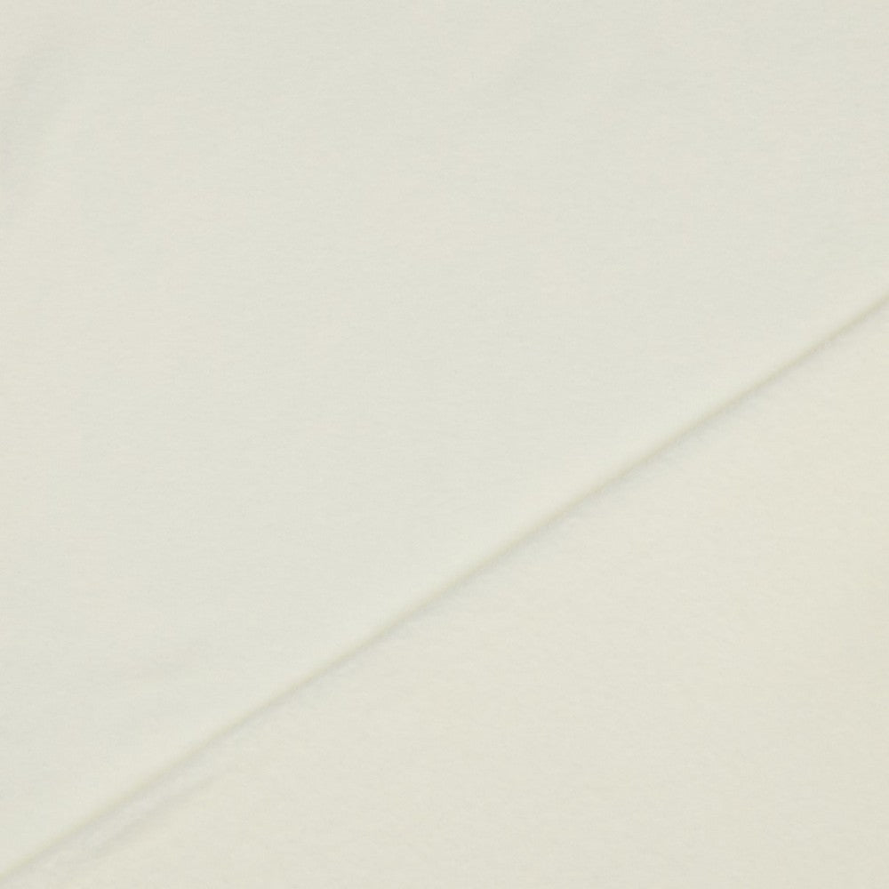 Premium Anti - Pilling Flīsa audums - piena balts 240 g/m²