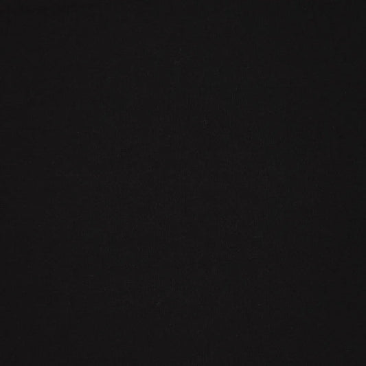 Attēls ar Punta di Roma trikotāžas audums – melns 320 g/m² – pieejams Šarlotes audumi