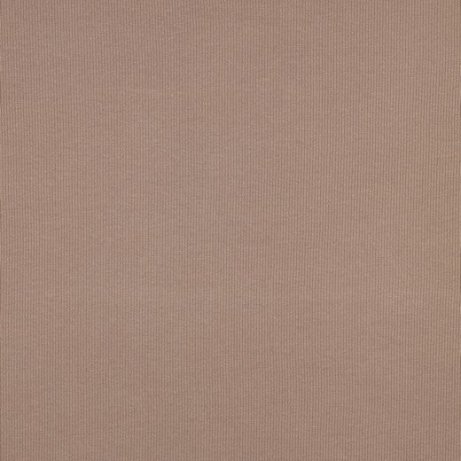 Rievotā kokvilnas trikotāža (RIB JERSEY) - pelēkbrūna 240 g/m²