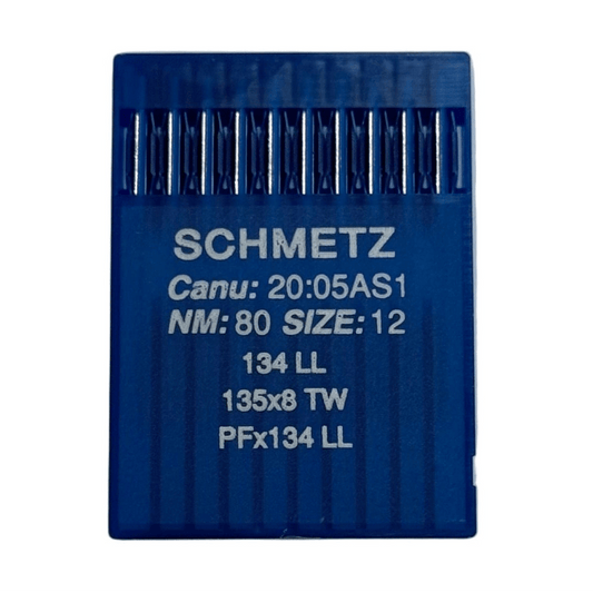 Attēls ar Rūpniecisko šujmašīnu adatas SCHMETZ DPx5 (134) LL ādai - 10 gab. – pieejams Šarlotes audumi