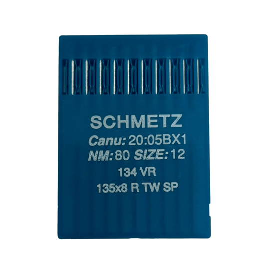 Attēls ar Rūpniecisko šujmašīnu adatas SCHMETZ DPx5 (134) VR ādai - 10 gab. – pieejams Šarlotes audumi