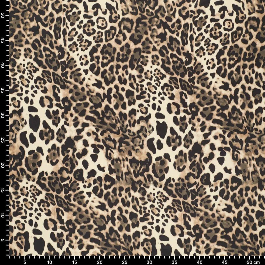 Satīns - leopards 165 g/m²