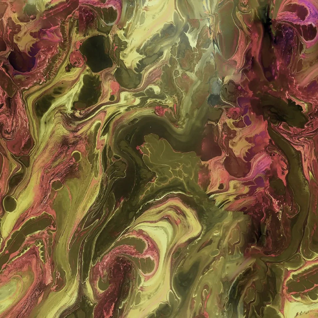 Softshell audums ar elastānu - zaļš akvarelis 310 g/m²