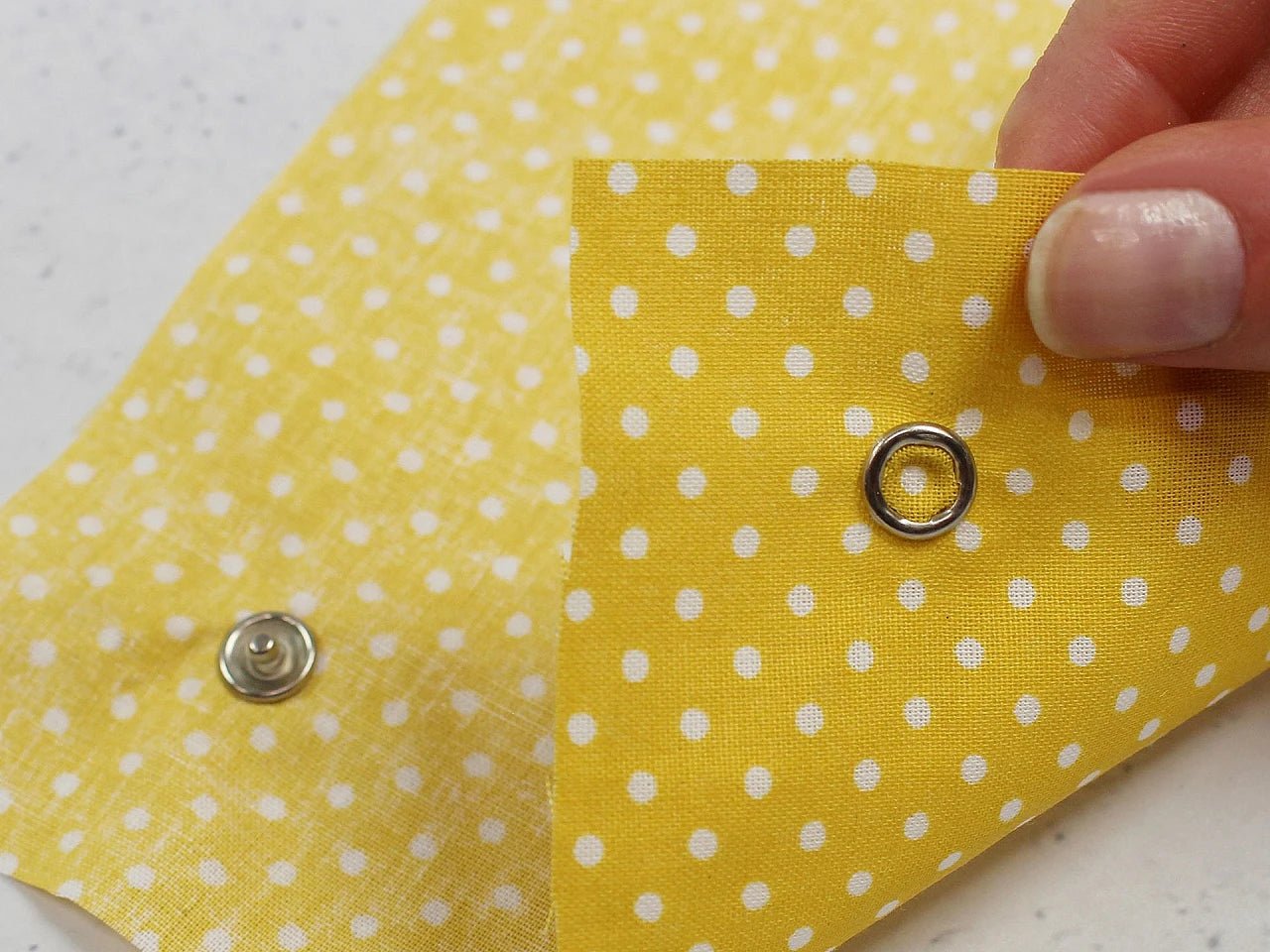 Spiedpogas metāla Ø10 mm 50 gab