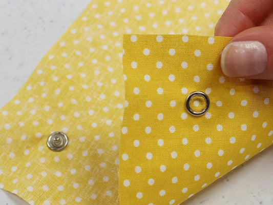 Spiedpogas metāla Ø10 mm 50 gab