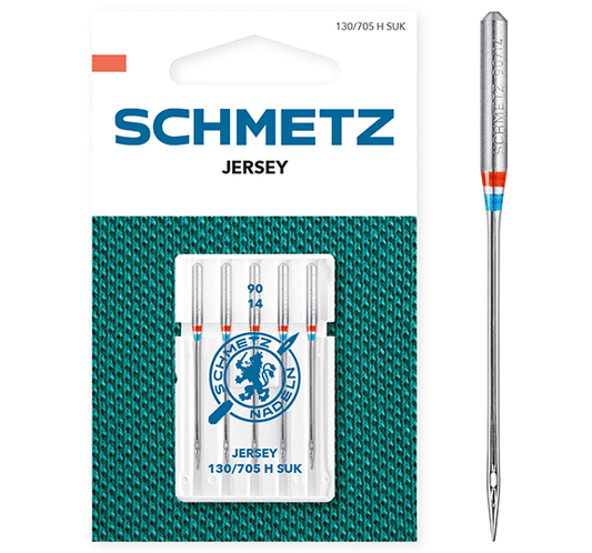 Šujmašīnu adatas trikotāžai SCHMETZ JERSEY - Nr.90 (5gab.)
