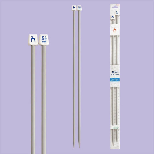 Taisnās adāmadatas Pony 40 cm, izmēri 2 mm - 10 mm