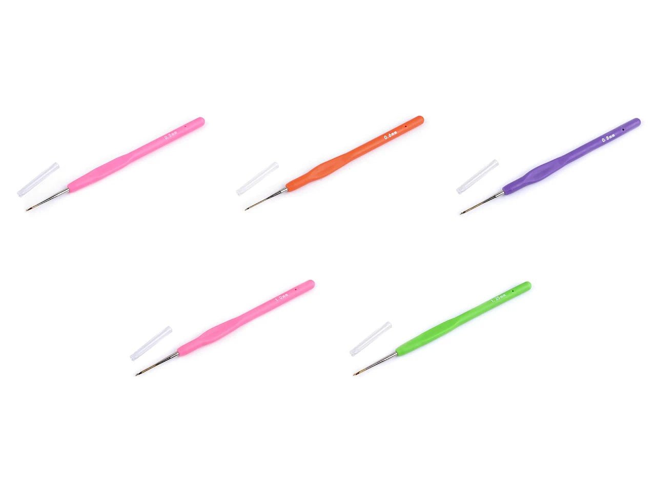 Tamboradata ar silikona rokturi - 0,8 mm 14 cm