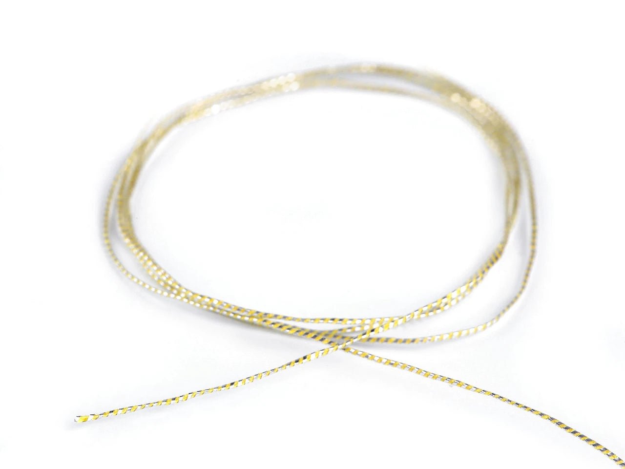 Tambordiegi, metāliska aukliņa Ø0,5 mm|50 m| zelta,sudraba