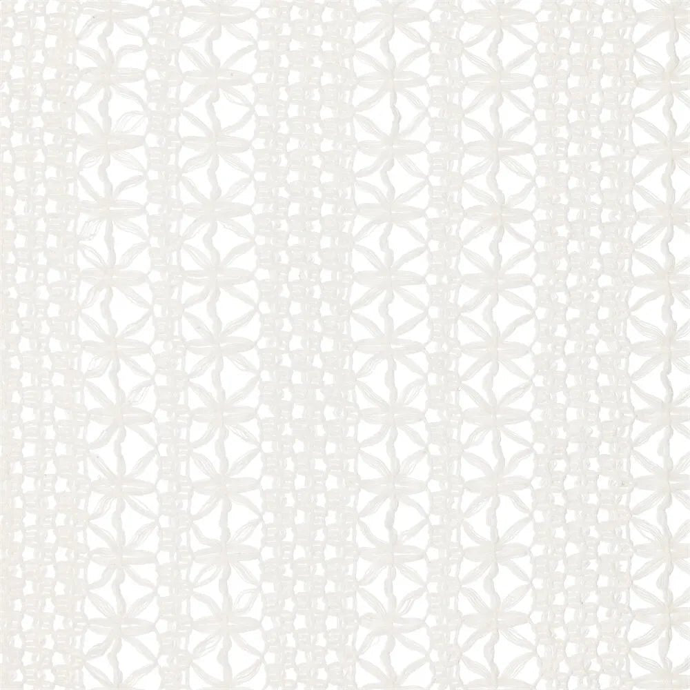 Tamborēts Mežģīņu audums - piena balts 230 g/m²