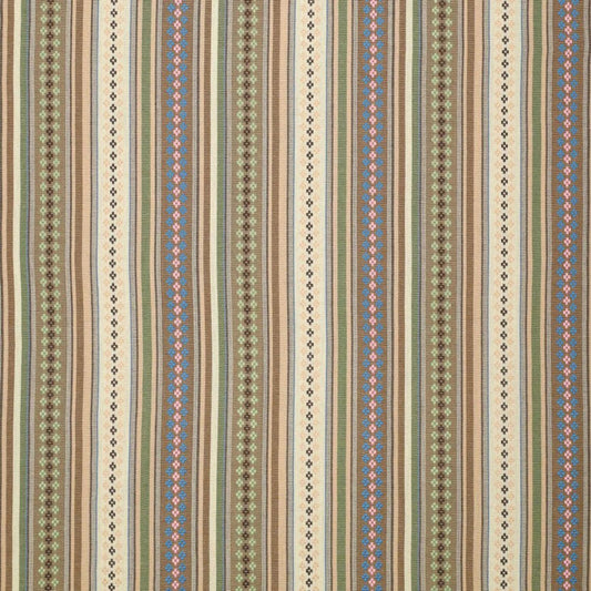 Tautiska raksta audums - zaļie toņi 200 g/m²