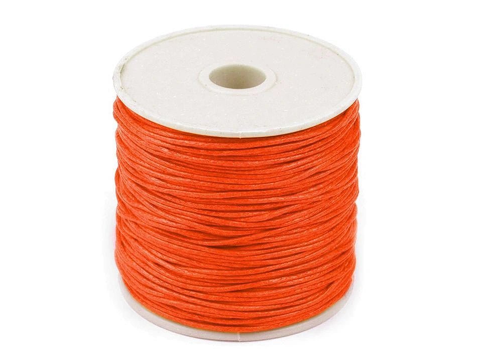 Attēls ar Vaskota kokvilnas aukla Ø 0,8 mm-oranža(25 m rullis) – pieejams internetā Šarlotes audumi