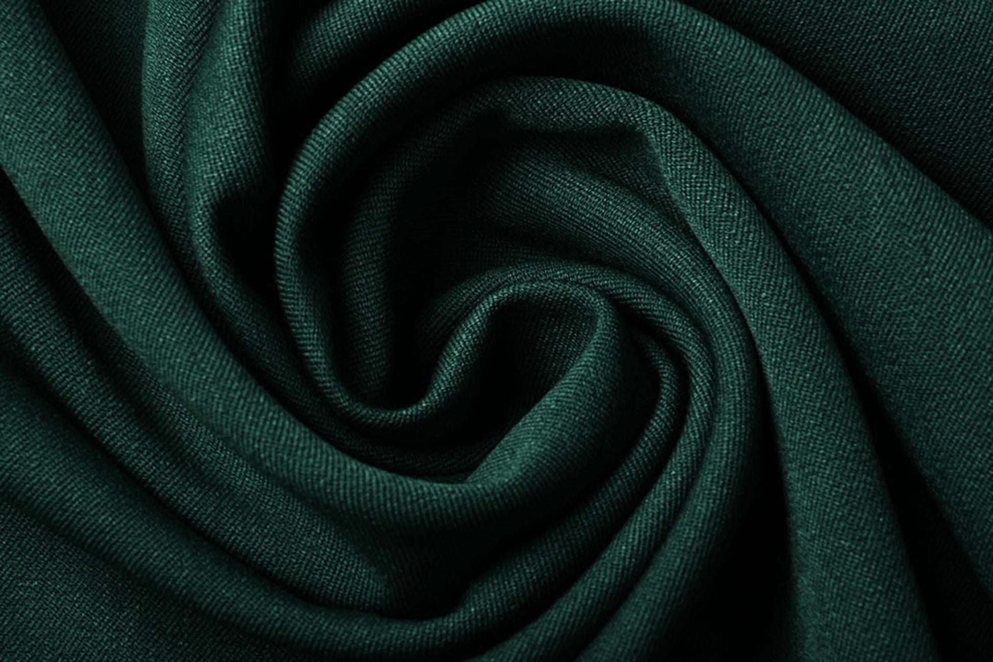 Viskozes kostīmaudums ar elastānu - tumši zaļš 275 g/m²