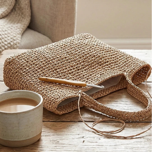 Dabīgā rafijas aukla adīšanai un tamborēšanai Ø2 mm