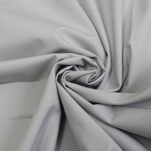 100% Kokvilnas audums-pelnu pelēks 220cm 146 g/m²