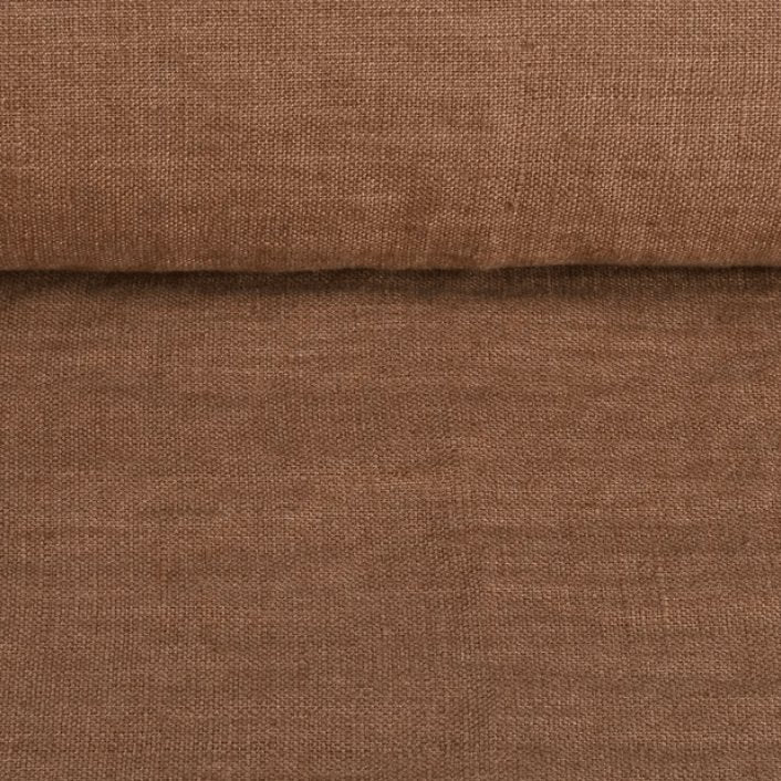 100% Mīkstināts lins-gaiši brūns 205 g/m²