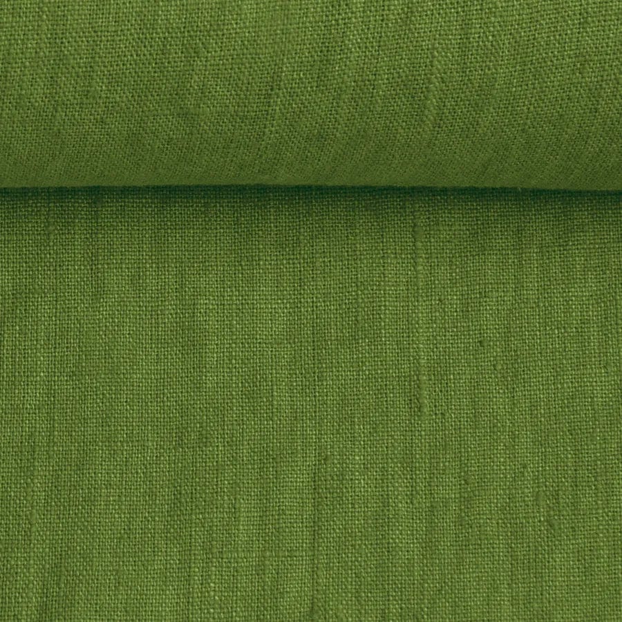 100% Mīkstināts lins-silti zaļš 205 g/m²