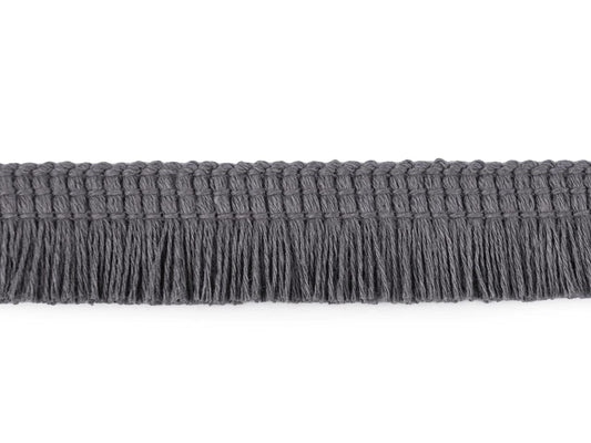Kokvilnas bārkstis 17 mm-tumši pelēkas