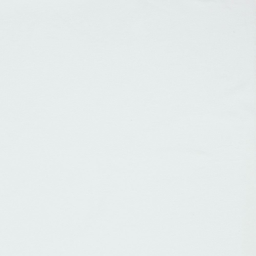 Plānā kokvilnas trikotāža-balta 215 g/m²