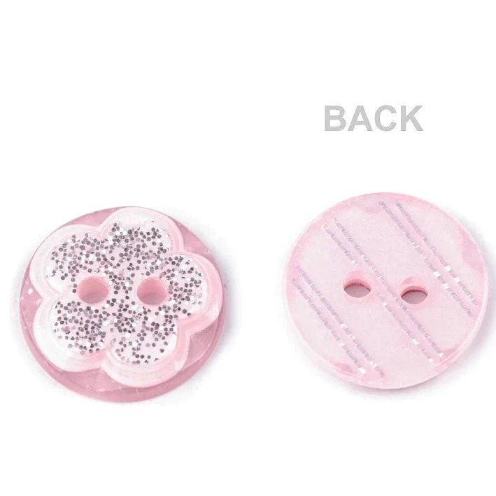 Plastmasas pogas 13 mm-balts zieds