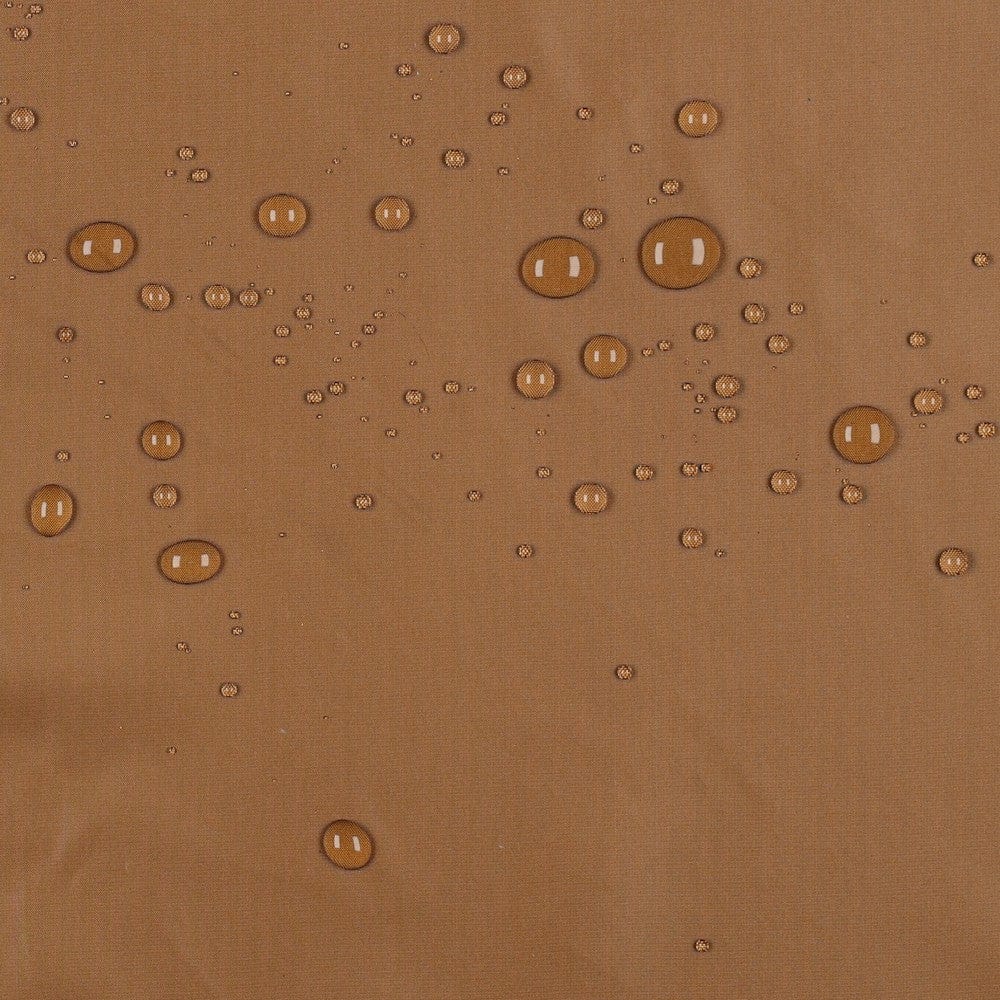 Ūdensizturīgs lietusmēteļu audums-riekstu brūns 70 g/m²