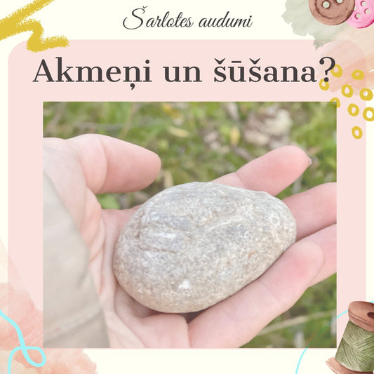 Kāda saistība šūšanai ar akmeņiem? - Šarlotes audumi