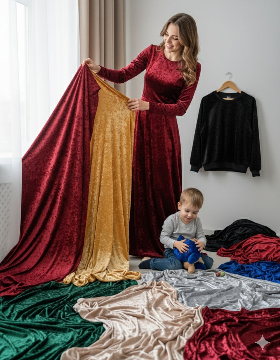 Satiiniga efektiga samet