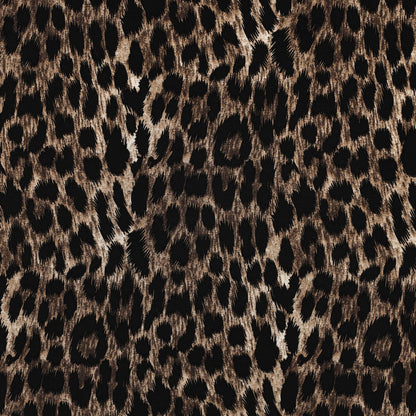 100% Viskozes audums-leopards