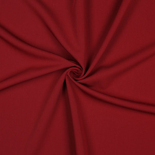 Kostīmaudums ar elastānu-tumši sarkans 200 g/m²