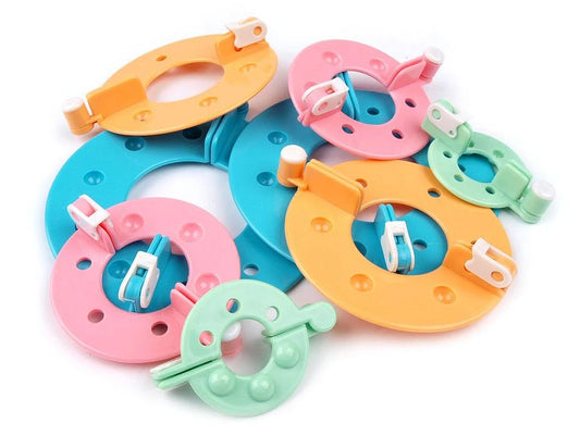 Pomponu, bumbuļu veidotājs komplekts (4 izmēri)