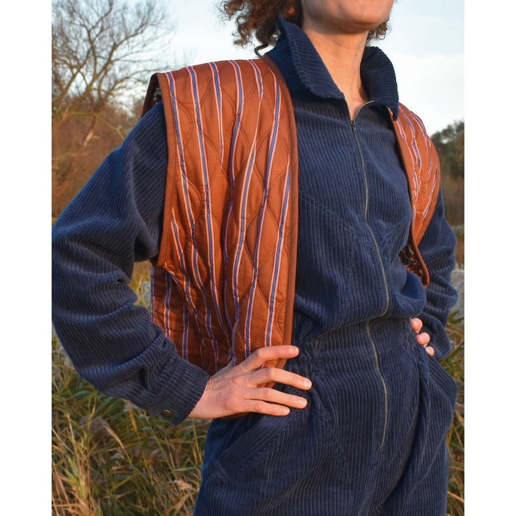 Cotton velvet - moss green 280 g/m²