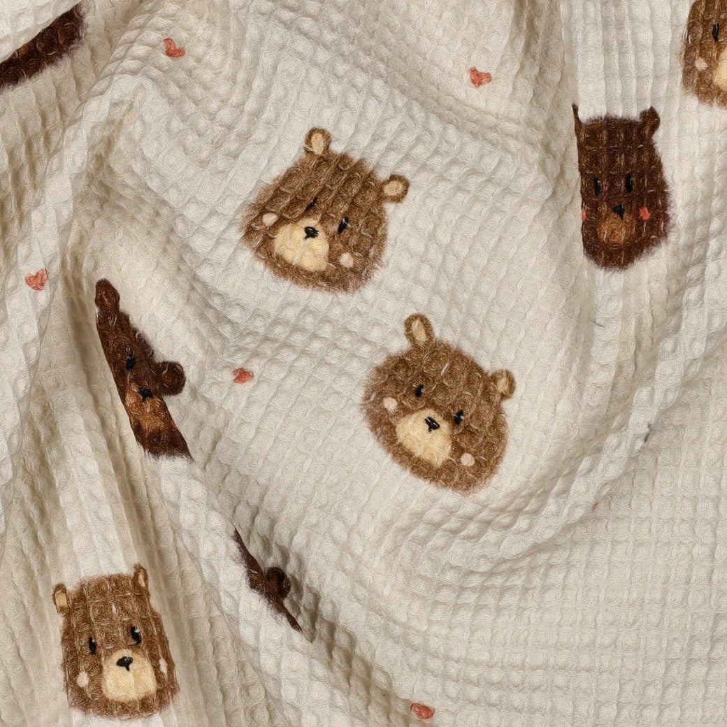 Vafeļaudums-lāči 185 g/m²