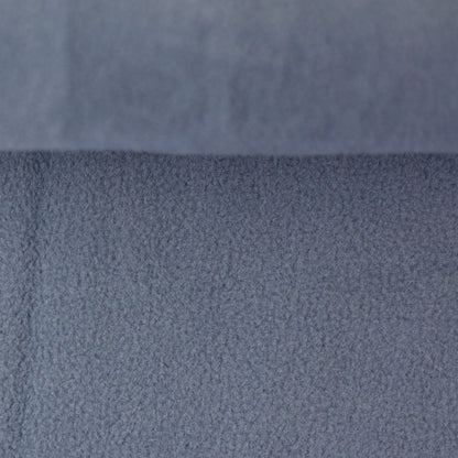 Microfleece – soft fleece fabric for clothing, blue-gray