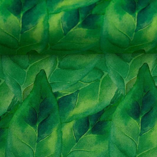 100% Viskozes audums-smaragda lapotne 125 g/m²