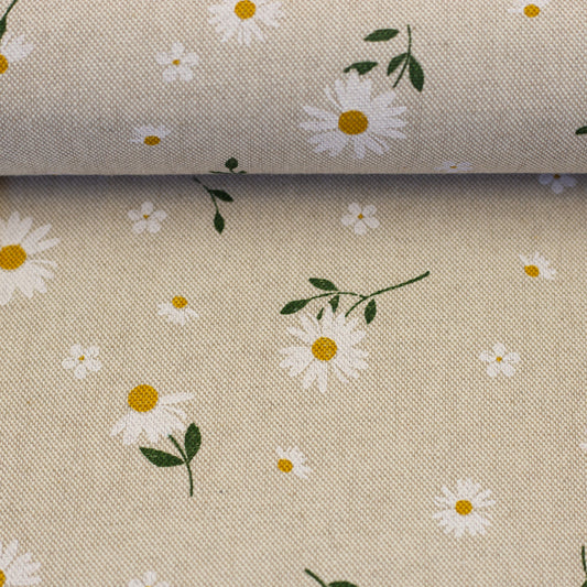 Kanvaskangas – karikakrad 200 g/m²