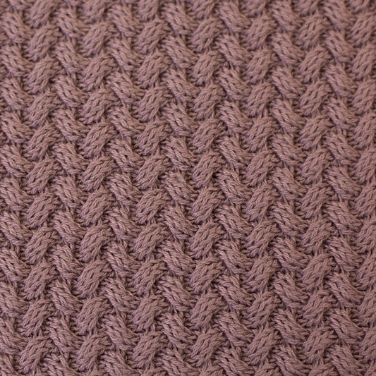 Attēls ar 100% kokvilnas adījums - rožu tonis 525 g/m² – pieejams Šarlotes audumi