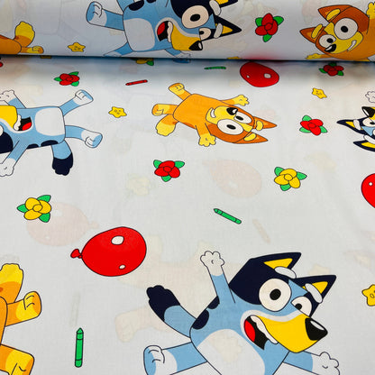 100 % coton - Bluey 220 cm 146 g/m²