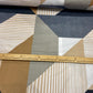 100% Kokvilnas audums - brūns un pelēks raksts 220 cm 146 g/m²