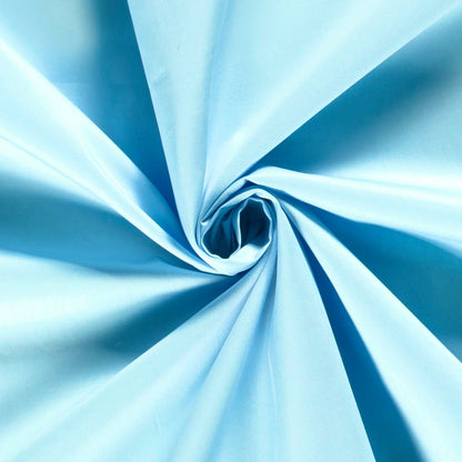 100% puuvillane kangas - hele türkiissinine 220cm 146 g/m²