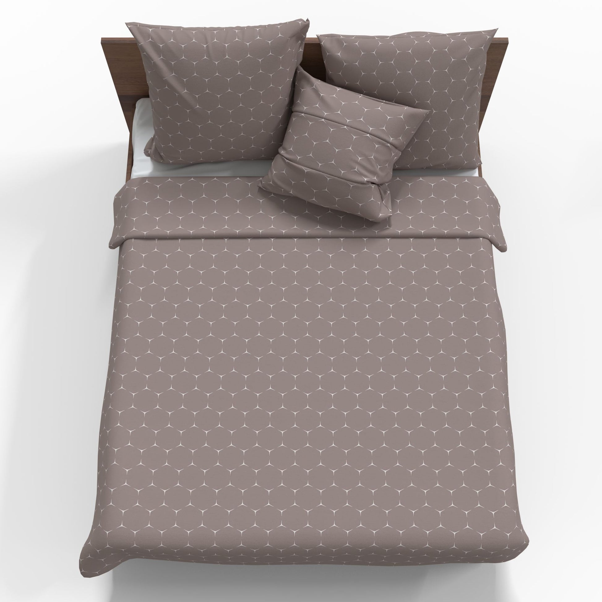 Attēls ar 100% Kokvilnas audums - ģeometriskās šūnas 220cm 146 g/m² – pieejams Šarlotes audumi